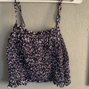 Floral crop top